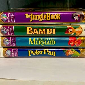 Disney Masterpiece collection VHS lot